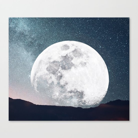 Halloween Moon Canvas Print