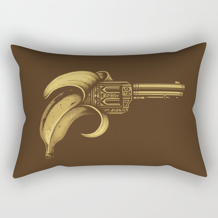 Banana Gun Rectangular Pillow