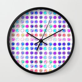 Dot grid Wall Clock