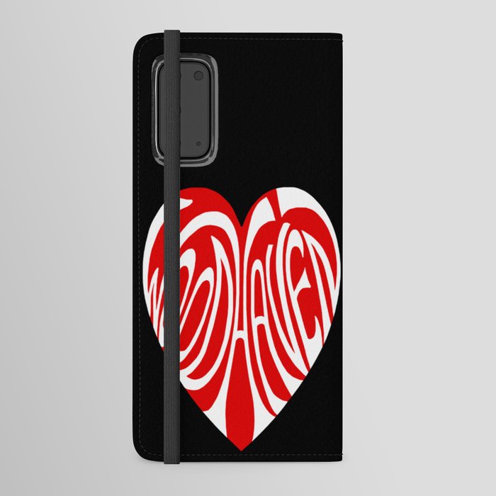 Red Woodhaven Heart Android Wallet Case