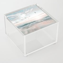 Beach Print, Sea Photo, Modern print, Beach Coastal Decor, Ocean, Beach Photo Acrylic Box