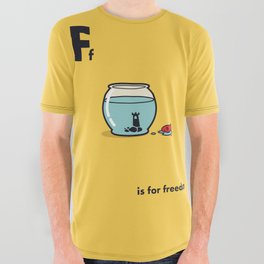 F is for freedom - the irony All Over Graphic Tee
