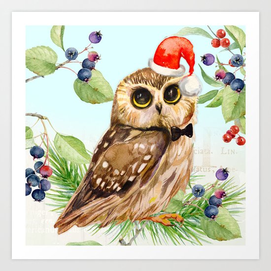 Winter animal #1 Art Print