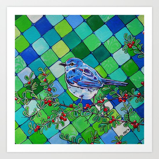 Bluebird Art Print