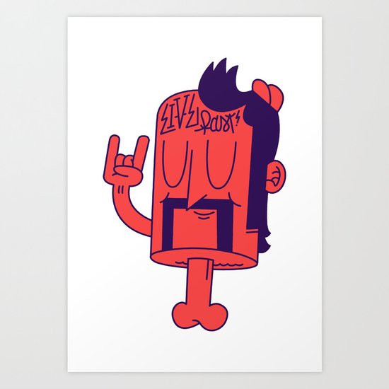 Live Fast! Art Print