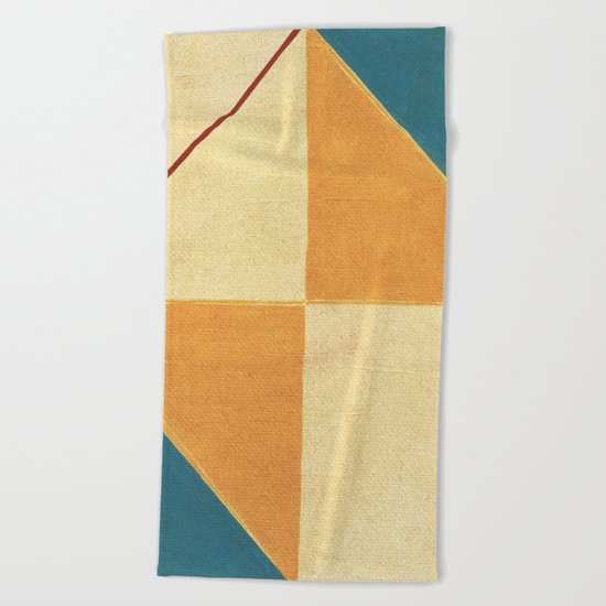 Geometric Thoughts 9 Beach Towel
