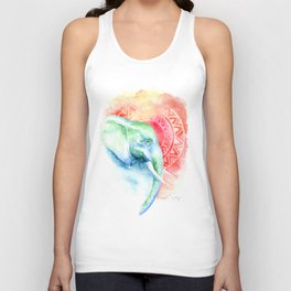 Water elephant Unisex Tank Top