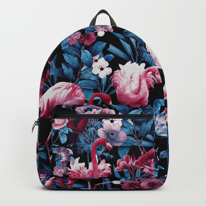 Floral and Flamingo VIII Backpack