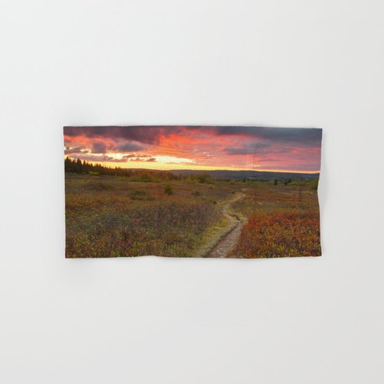 Dolly Sods Twilight Trail Hand & Bath Towel