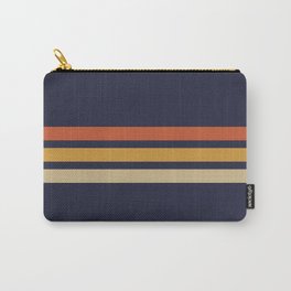 Vintage Retro Stripes Carry-All Pouch