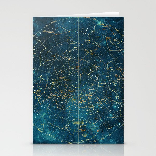 Under Constellations Stationery Cards