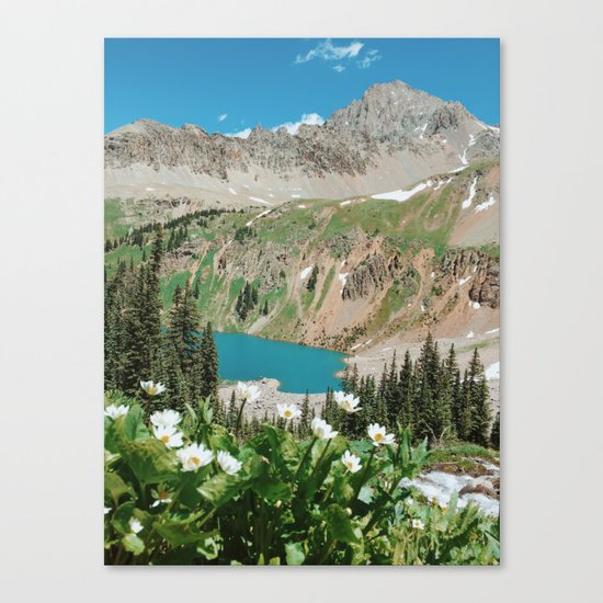 The Blue Lakes of Colorado Canvas Print