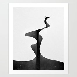The way to your kiss. Art Print