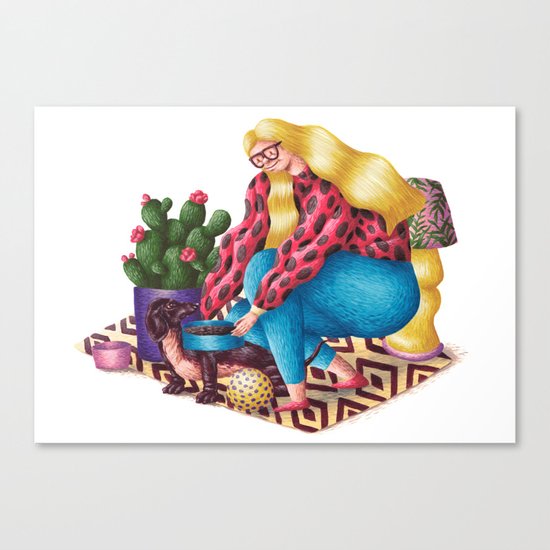 Dachshund Canvas Print