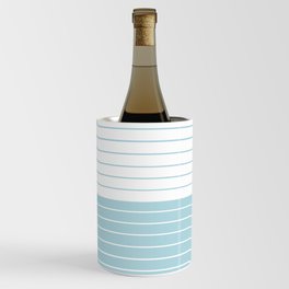 Two Tone Line Curvature XV - Sky Blue Wine Chiller