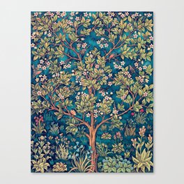 William Morris Tree Of Life, Morris floral, No,5. Canvas Print