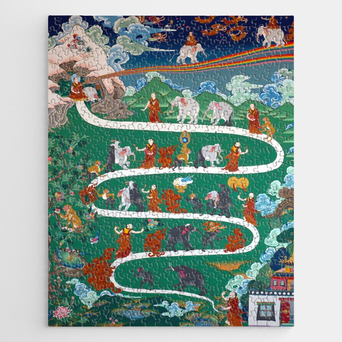 The Nine Stages of Samatha Meditation Jigsaw Puzzle