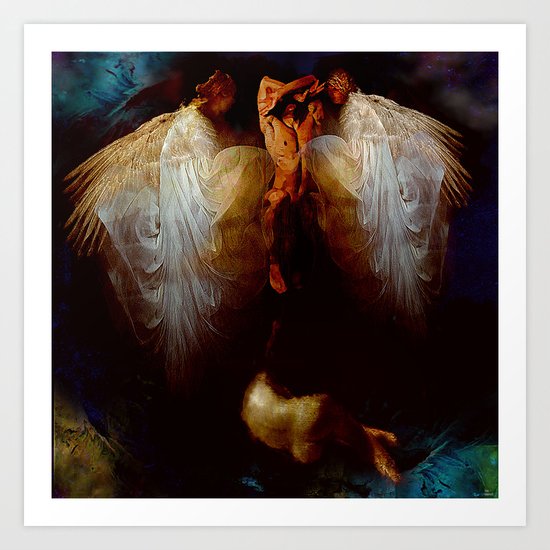 Ascension of the soul Art Print