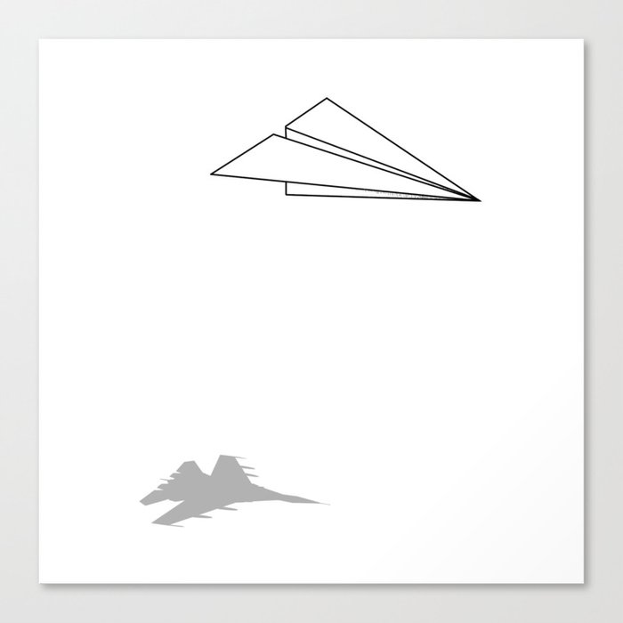 Paper Airplane Dreams Canvas Print