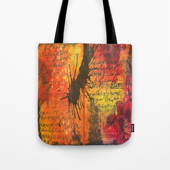 Symphony In Red Tote Bag