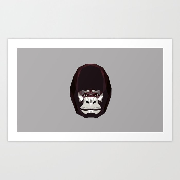 gorila Art Print