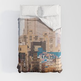 Chinatown New York City Views | Street Photography Comforter