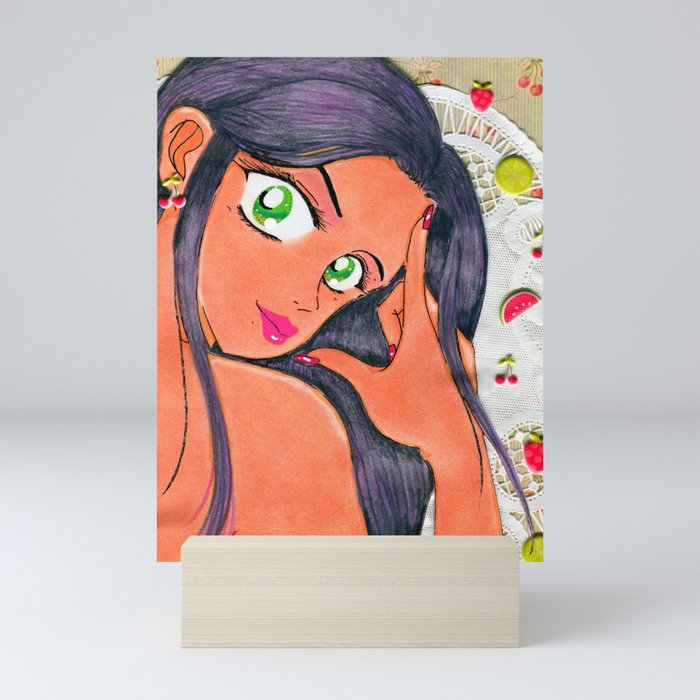 Kalea, the Girl Filled with Joy Mini Art Print