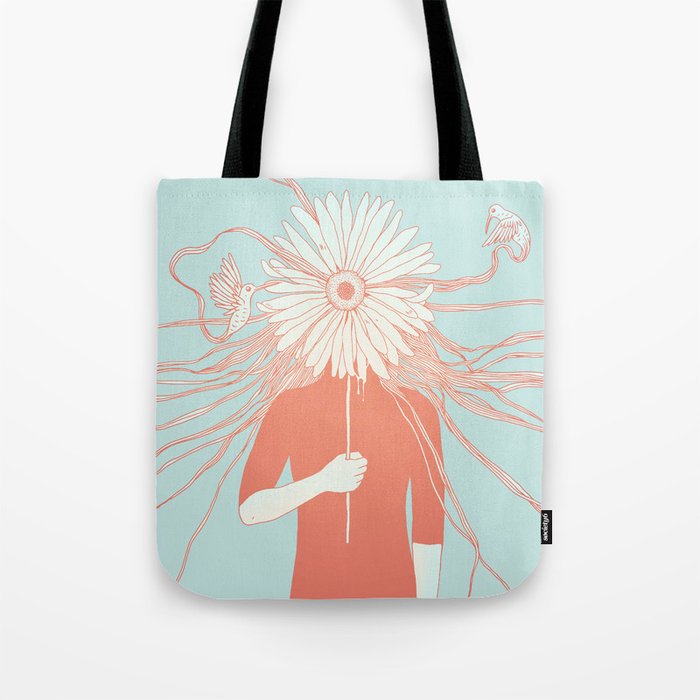 Flower Girl (Life and the Fragile Presence of Beauty) Tote Bag