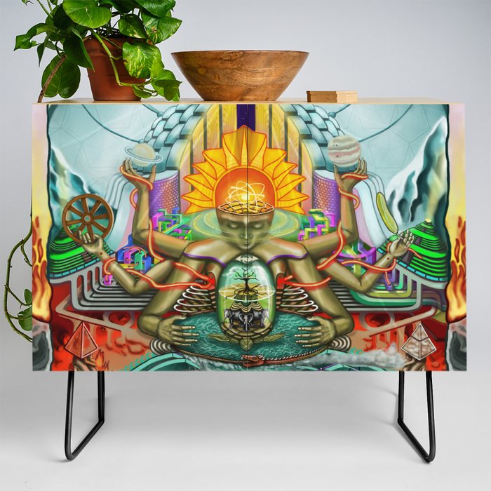 Genesis1, the theory of creation Credenza