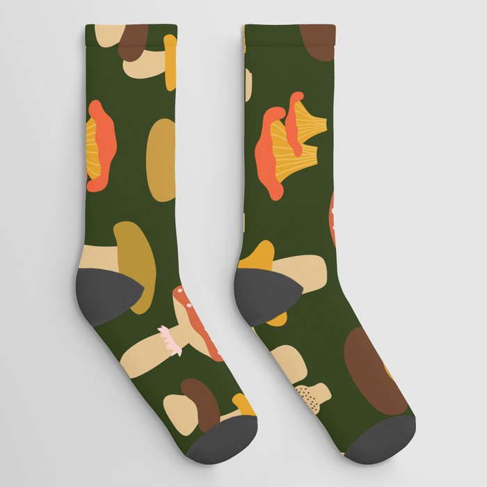mushrooms (green) Socks