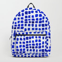 Blue Paint Dabs | Pattern Backpack