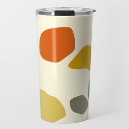 Mid century modern simple stones composition for coral reef 1 Travel Mug