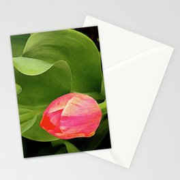 Graceful Tulip Stationery Card