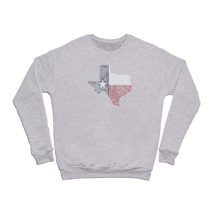 Texas Lone Star Vintage Distressed Crewneck Sweatshirt