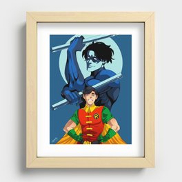 Sidekick to Hero: Nightwing Recessed Framed Print