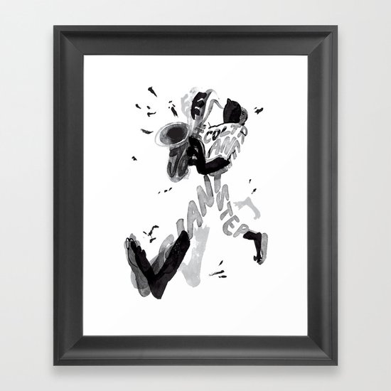 Giant step Framed Art Print