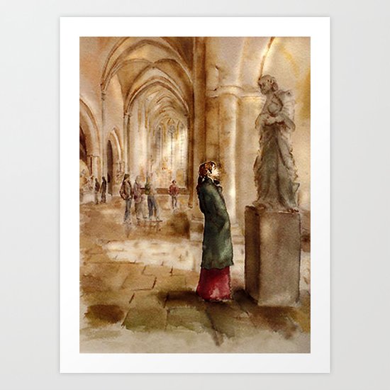 In the Church Art Print