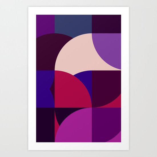 Purple Art Print