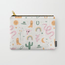 Wild West Pattern Carry-All Pouch