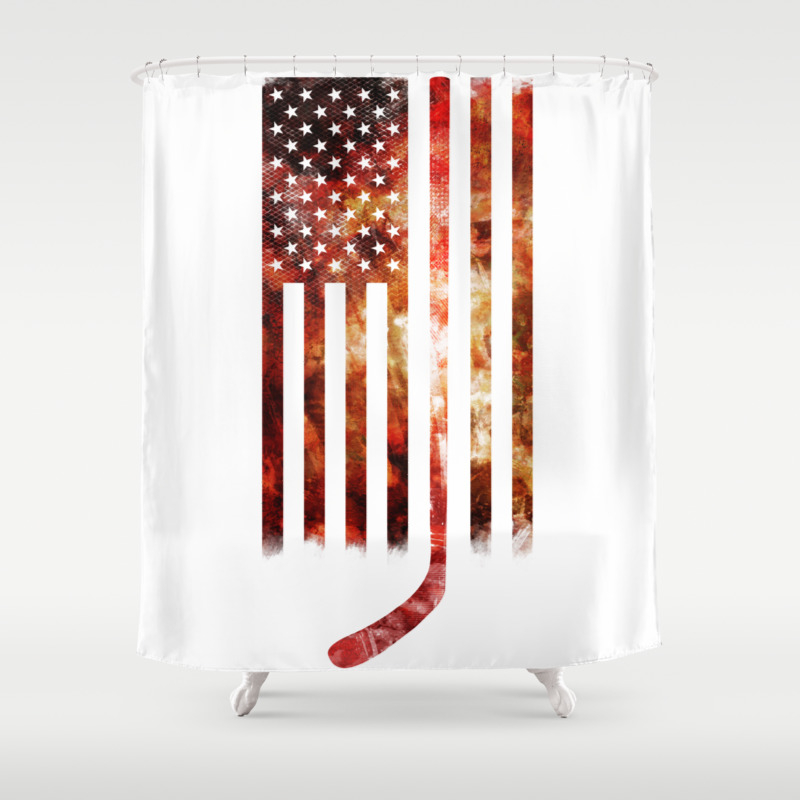 Ice Hockey Shower Curtain By Sarcasticguy Society6