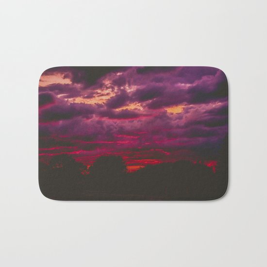 Stormy Sunset Bath Mat