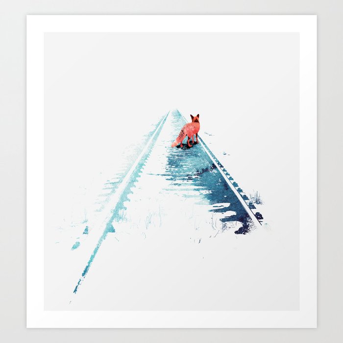 From nowhere to nowhere Art Print