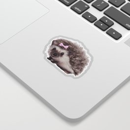 Curvy hedgehog Sticker