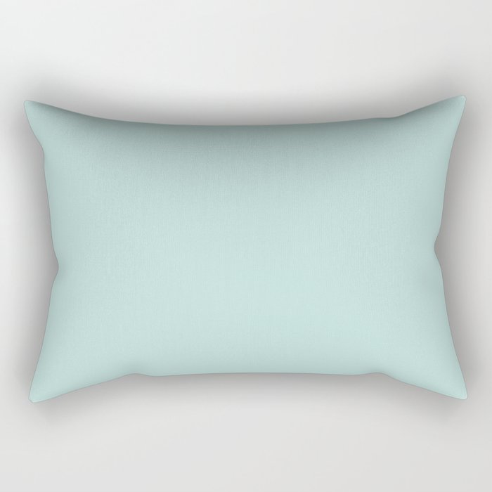 Bath Salt Green Rectangular Pillow