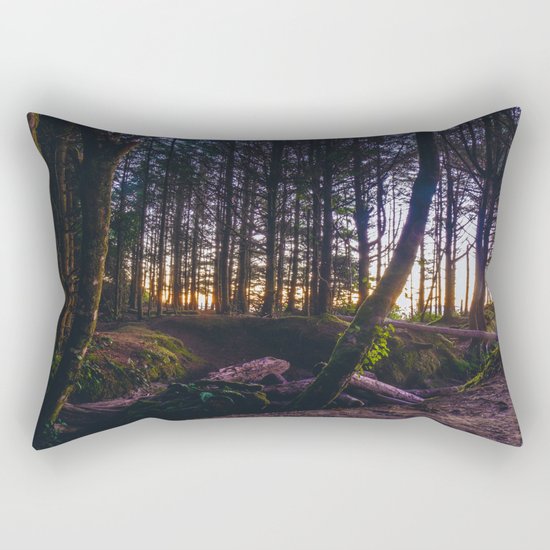 Wooded Tofino Rectangular Pillow