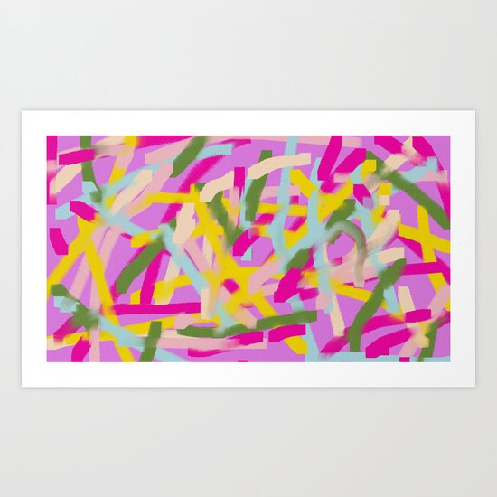 Lines Lines Lines Art Print