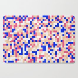 Abstract Multicolor Halftone Background.  Cutting Board