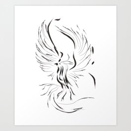 wind kills all the bird Art Print