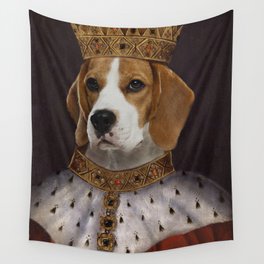 The Most Regal of the Beagles Wall Tapestry
