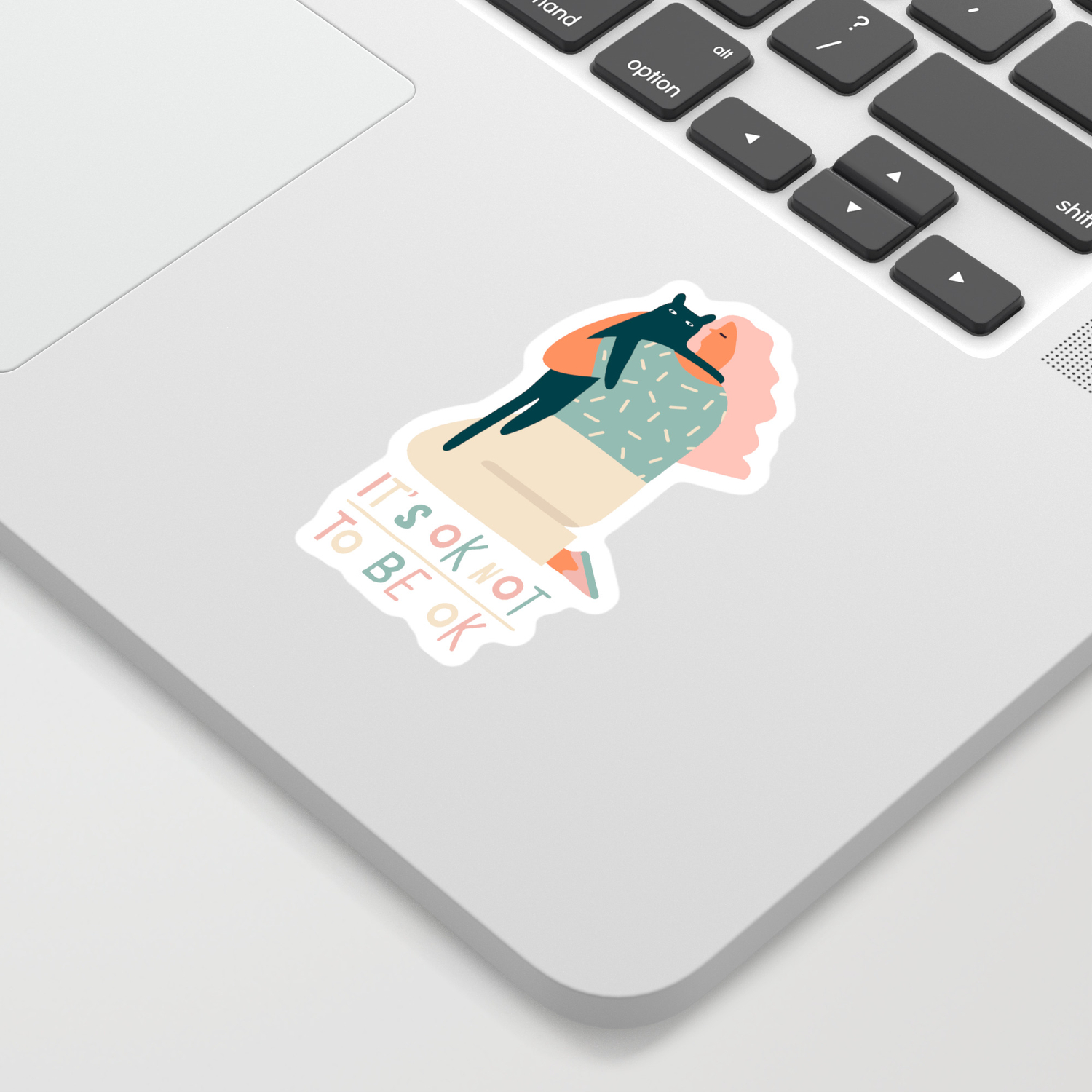 Its Ok Not To Be Ok Sticker By Tasiania Society6
